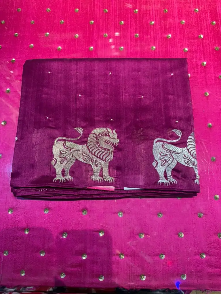 Royal Simha Zari Silk (pink)